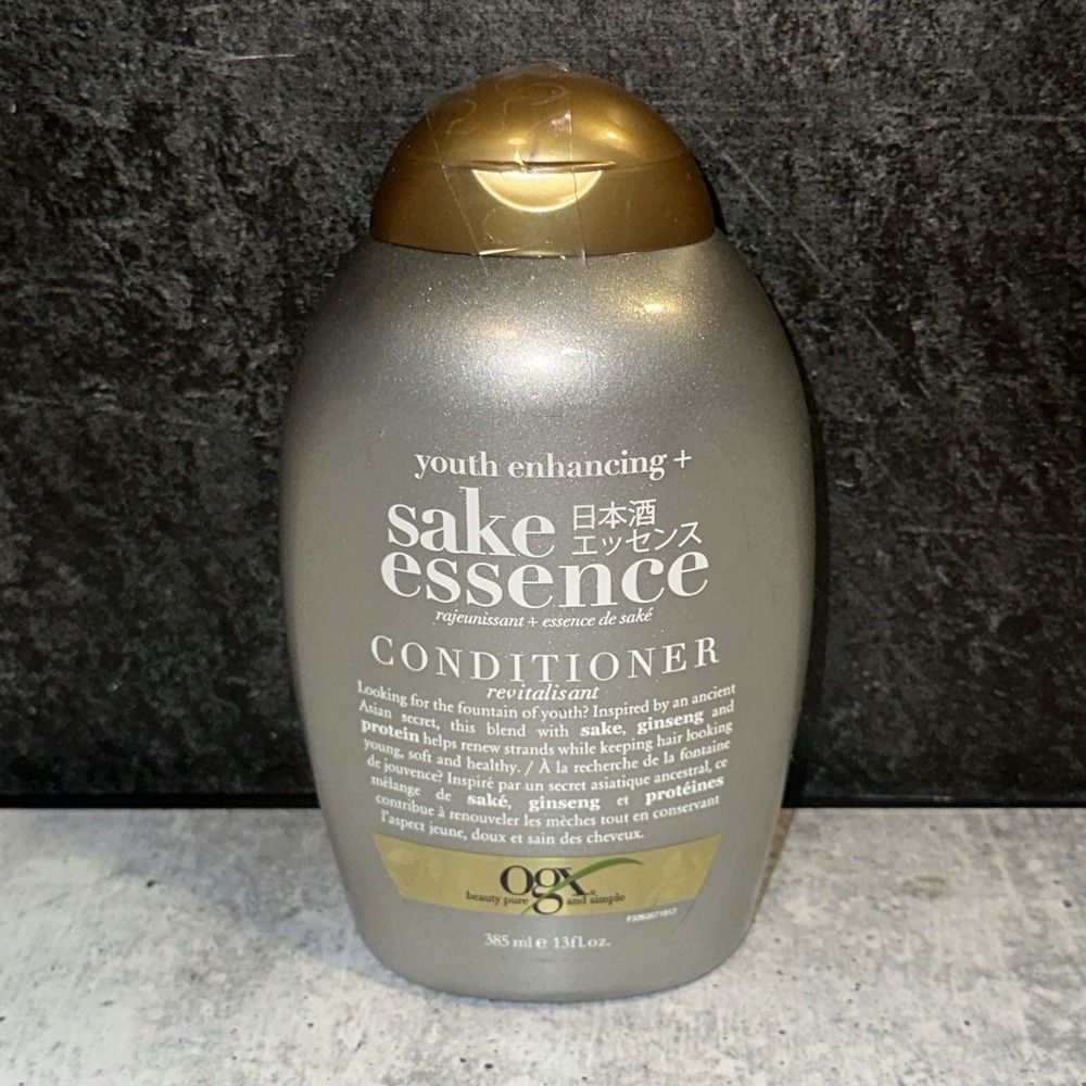 OGX Organix Youth Enhancing + Sake Essence Conditioner 13 Fl Oz (1 New)
